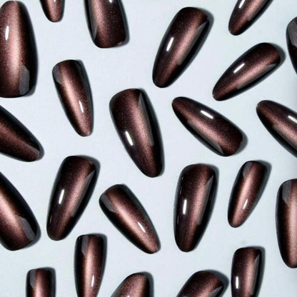 Faux Ongles Press-On Modèle kyra- Design Élégant Réutilisable