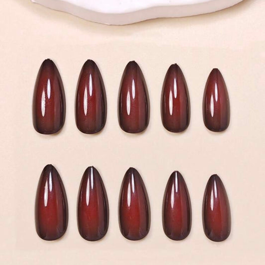 Faux Ongles Press-On Modèle Keyna- Design Élégant Réutilisable