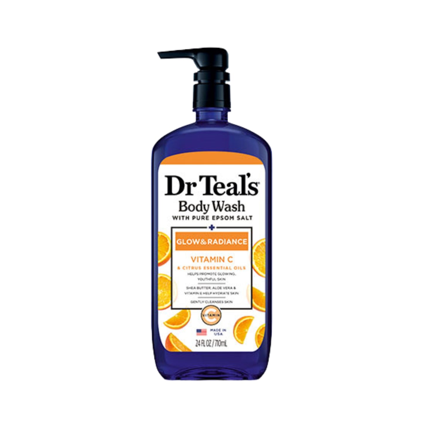 Dr Teals Gel douche éclat et luminosité à la vitamine C