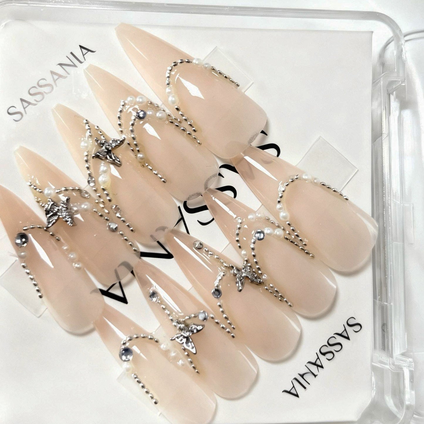 Faux Ongles Nude Modèle Muse