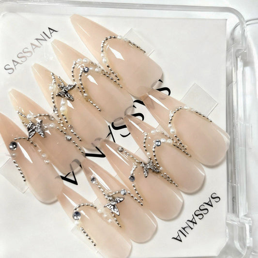 Faux Ongles Nude Modèle Muse