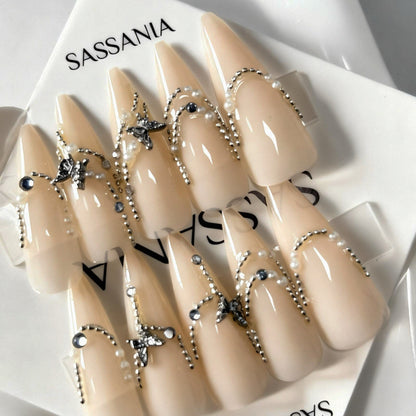 Faux Ongles Nude Modèle Muse
