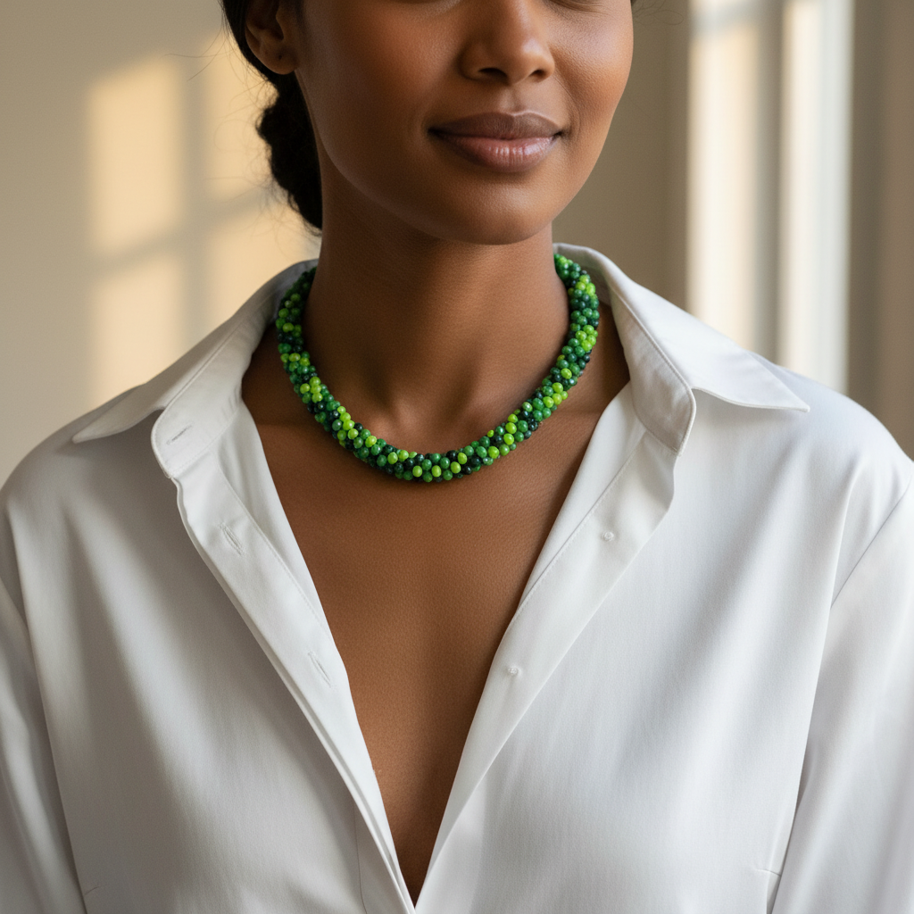 Green goddess Necklaces