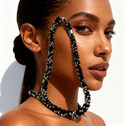 Ima Black Necklace
