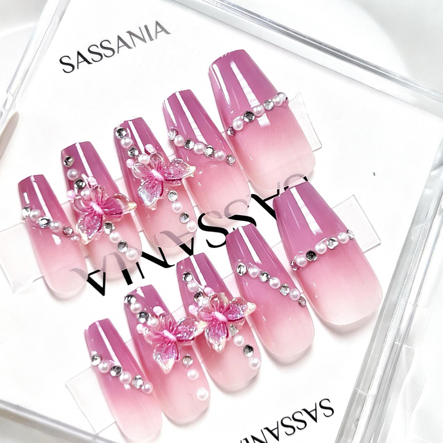 Faux Ongles Pink baby press on