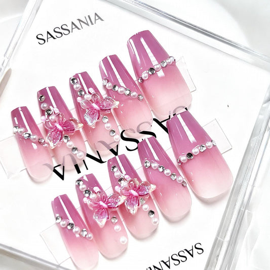Faux Ongles Pink baby press on