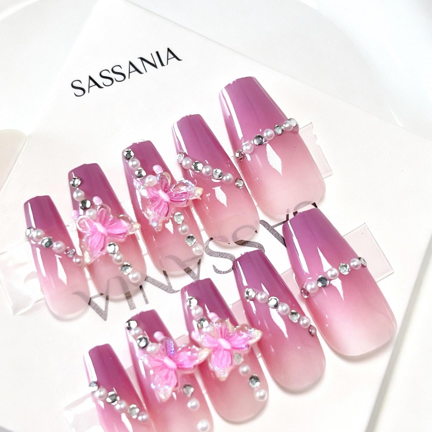 Faux Ongles Pink baby press on