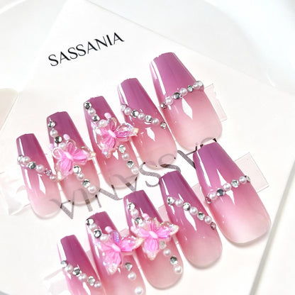 Faux Ongles Pink baby press on