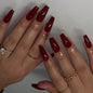 Faux Ongles Press-On Modèle Tyma - Design Élégant Réutilisable