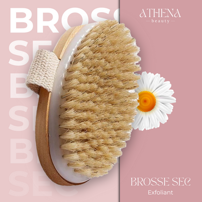 Brosse de Massage Corps à Sec - Drainage Lymphatique Naturel