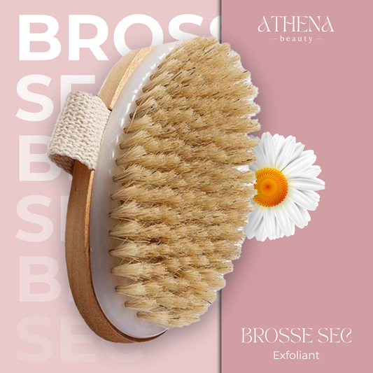 Brosse de Massage Corps à Sec - Drainage Lymphatique Naturel
