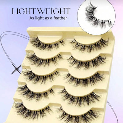 Faux Cils Réutilisables Modèle Yetta - Effet Naturel Longue Durée