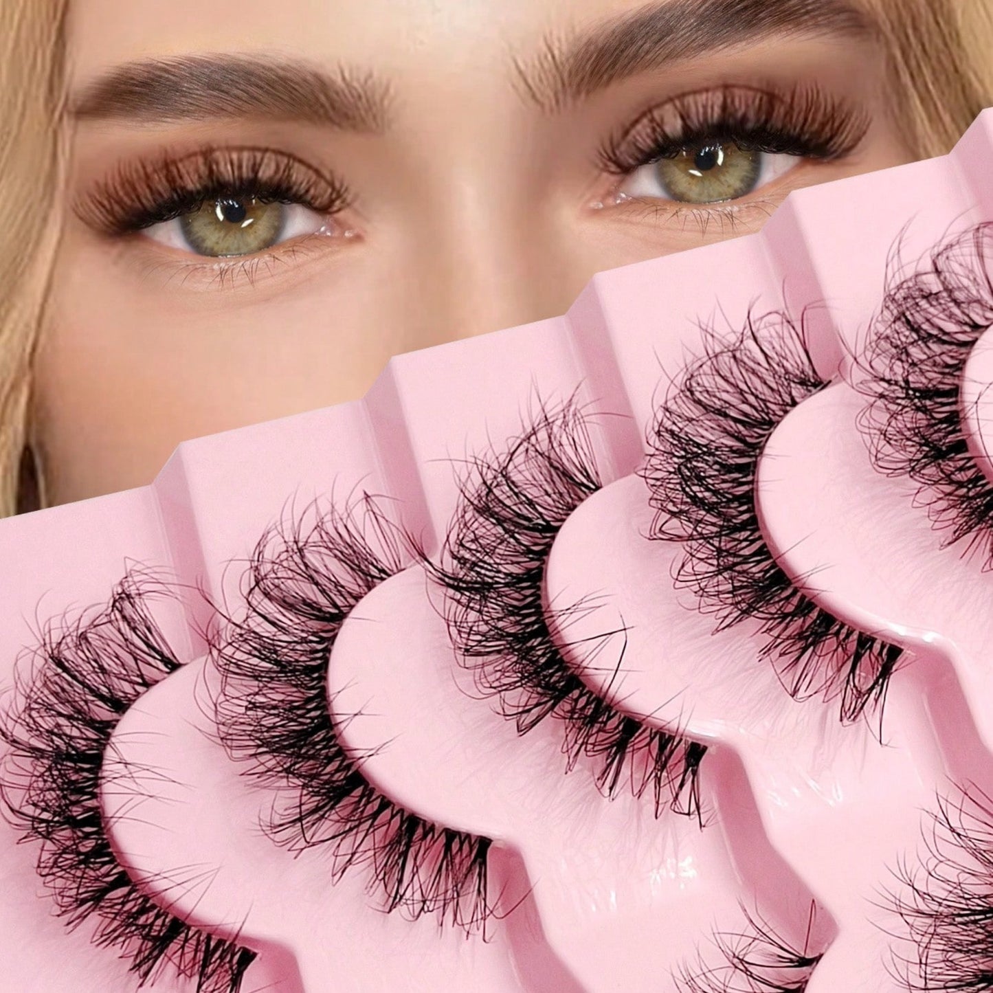 Faux Cils Réutilisables Modèle Ema- Effet Naturel Longue Durée