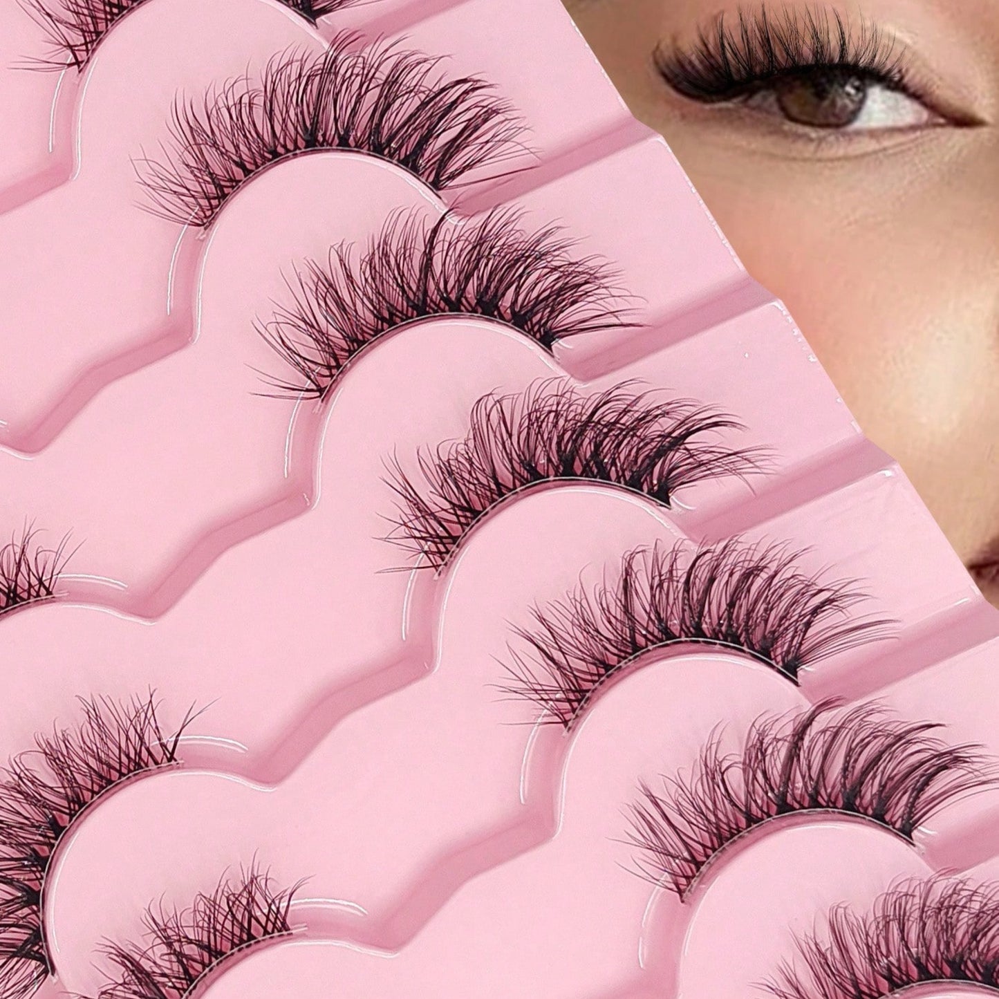 Faux Cils Réutilisables Modèle Annah - Effet Naturel Longue Durée
